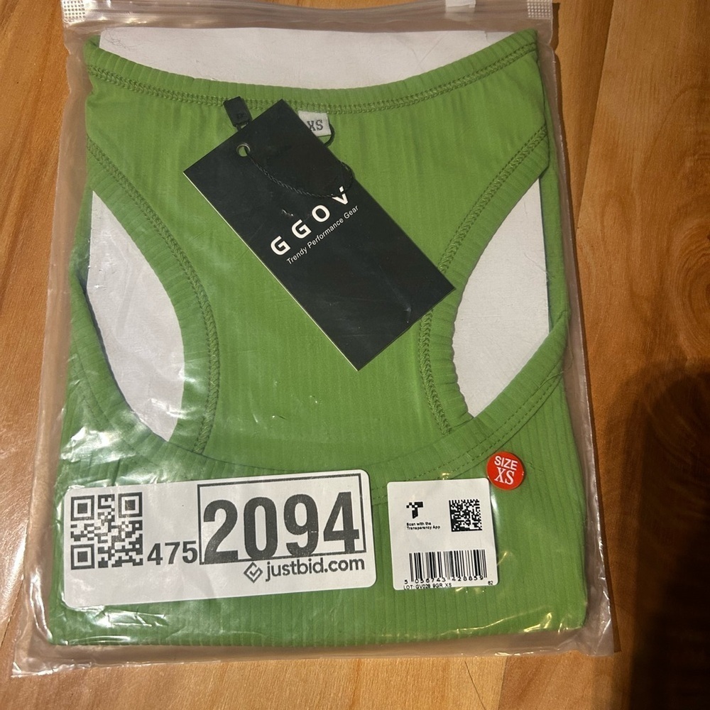 Chic Olive Ribbed Tank Top - Picture 2 of 3